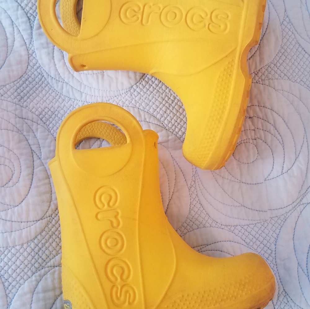 Crocs Rain boots, size 8